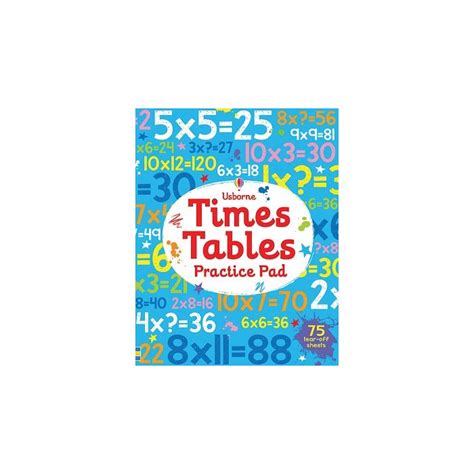 Times Tables Practice Pad