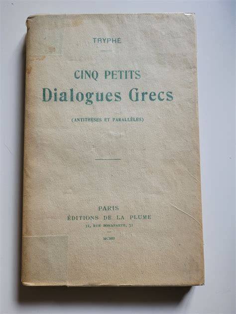Cinq Petits Dialogues Grecs By Natalie Clifford Barney Goodreads
