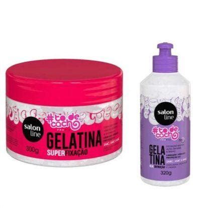 Kit Todecacho Gelatina Gel Super Fixação Gelatina Alta Definição Salon