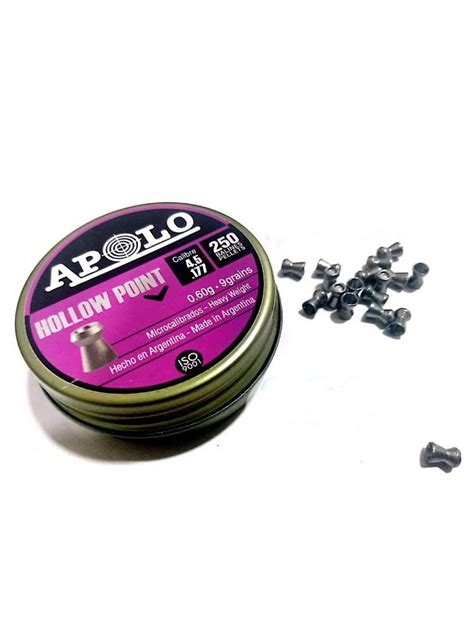 Apolo Hollow Point 177 Air Gun Pellets The Air Gun Store