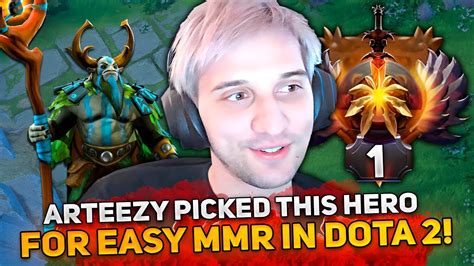 ARTEEZY Picked THIS HERO For EASY MMR In DOTA 2 YouTube