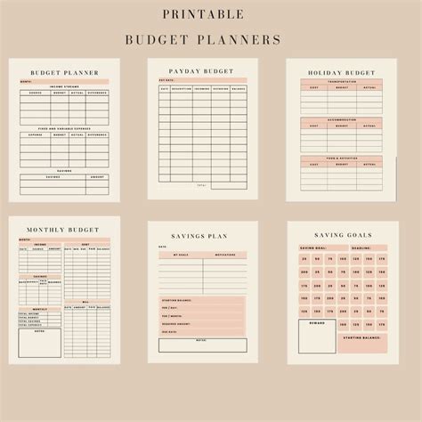 Adhd Budget Planner Printable Paycheck Budget Planner Monthly Budget