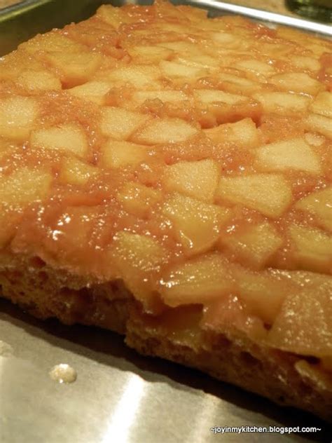 Finding Joy In My Kitchen Caramel Apple Upside Down Cake