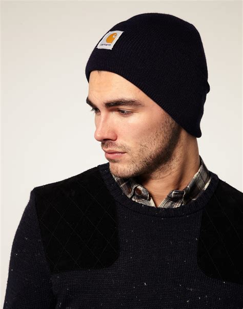 Lyst Carhartt Watch Classic Beanie In Blue For Men