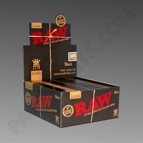 Raw Black King Size Slim Rolling Papers