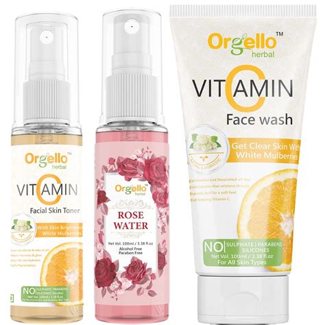 Buy Orgello Herbal Combo Vitamin C Face Wash 100ml Orgello Herbal