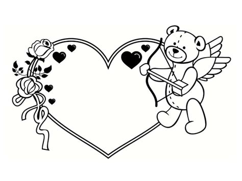 Coloriage Saint Valentin Dessins Imprimer Gratuitement