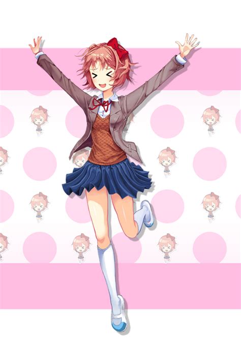 Sayori Chibi But It Evolved Into A Full Size Sprite Ddlc Sprites