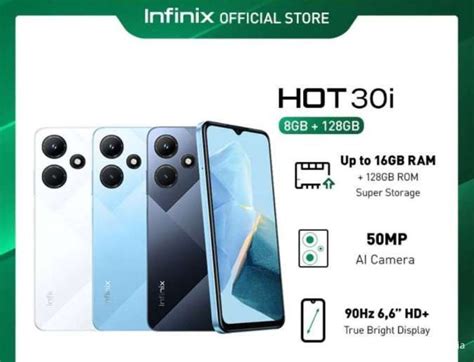 Harga HP Infinix Hot 30i Hanya Rp 1 4 Juta Didukung RAM 8GB Dan Kamera