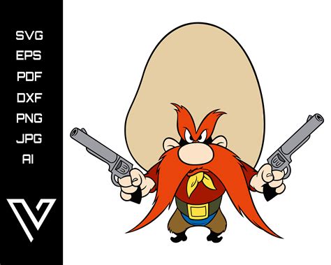 Yosemite Sam Looney Tunes Svg Artwork Digital Cricut Cut File Etsy