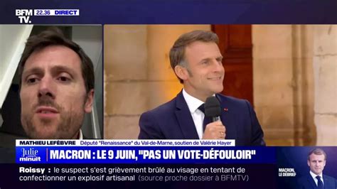 Mathieu Lef Vre Emmanuel Macron A Eu Raison De Rappeler Aux Fran Ais