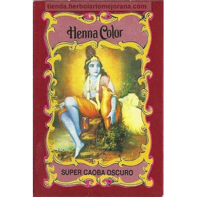 Henna Super Caoba Oscuro En Polvo Radhe Shyam Herbolario Castell N