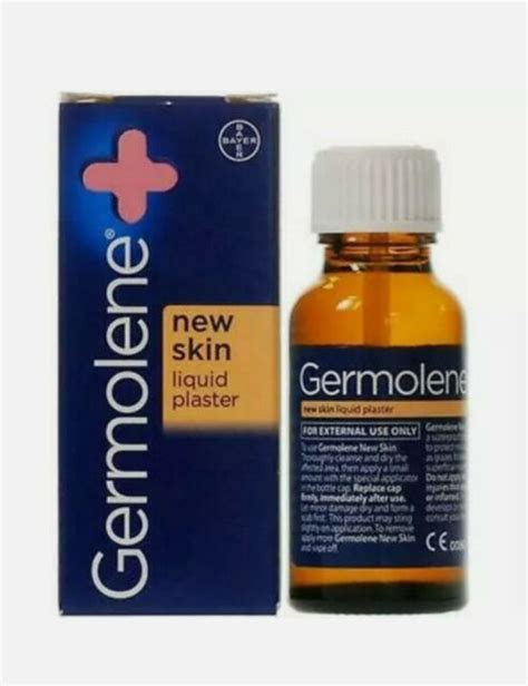 3 X Germolene Skin Bayer Antiseptic Liquid Plaster X3 20ml For Sale