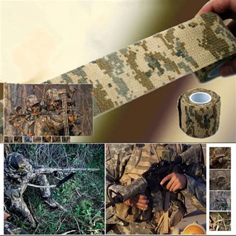 10Roll Pack Mixed 4 5M 5CM Waterproof Outdoor Camo Hiking Camping