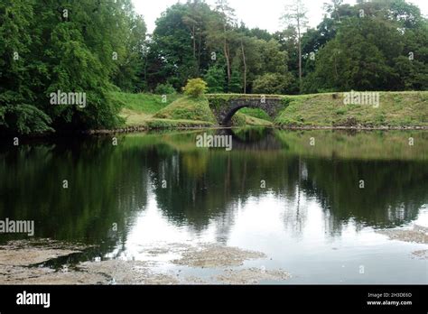 Encombe Bridge Dam And Embankment Over The Outflow From Ingleborough