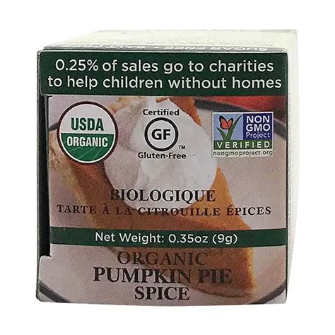 Organic Pumpkin Pie Spice 035 Oz At Whole Foods Market