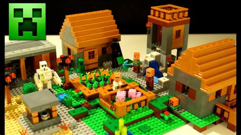 Lego Minecraft the Village 21128 - Деревня Лего Майнкрафт + Мультики и ...