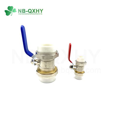 Factory Price Ppr Stop Double Union Ball Valve For Hot Cold Water Ppr Valve And Ppr Stop Valve