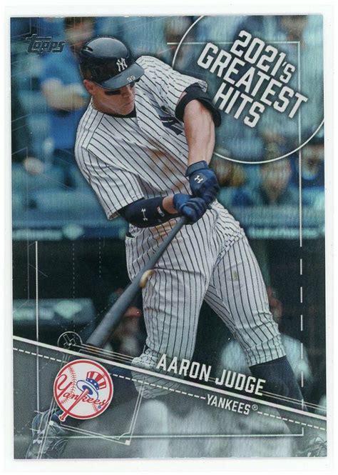 Mavin Topps Aaron Judge Greatest Hits Insert Gh New York