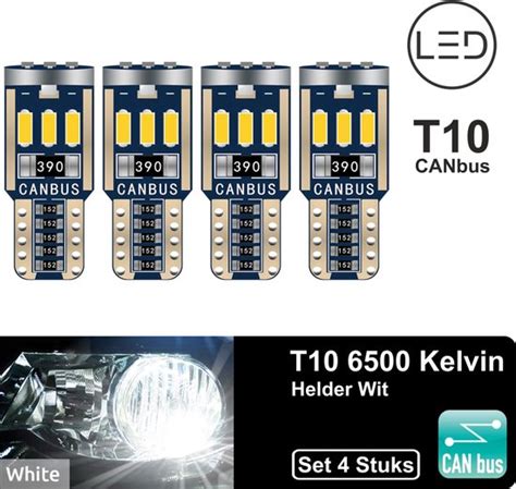 T Led Lamp Helder Wit K Set Stuks Type Lv Smd Canbus