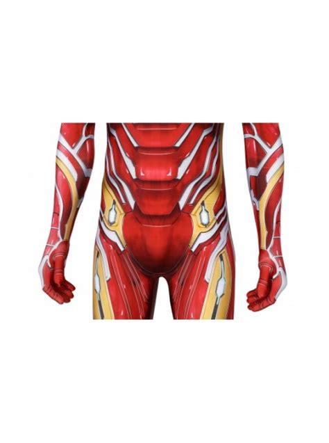 Avengers Infinity War Iron Man Tony Stark Nanotech Suit Costume