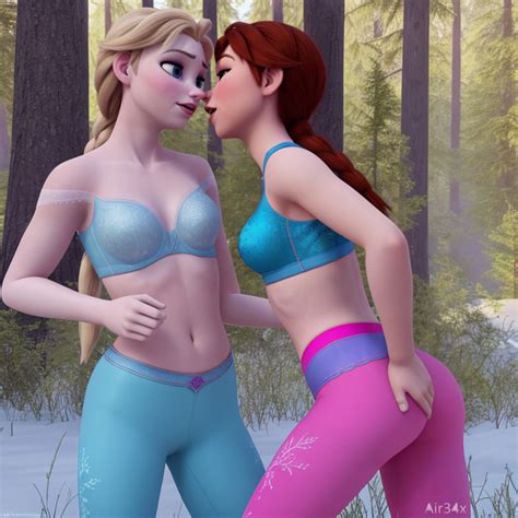 Rule 34 2girls 3d Ai Generated Air34x Anna Frozen Blue Eyes Bra