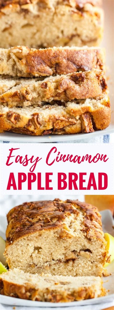 Apple Cinnamon Bread Recipe An Easy Fall Quick Bread Recipe