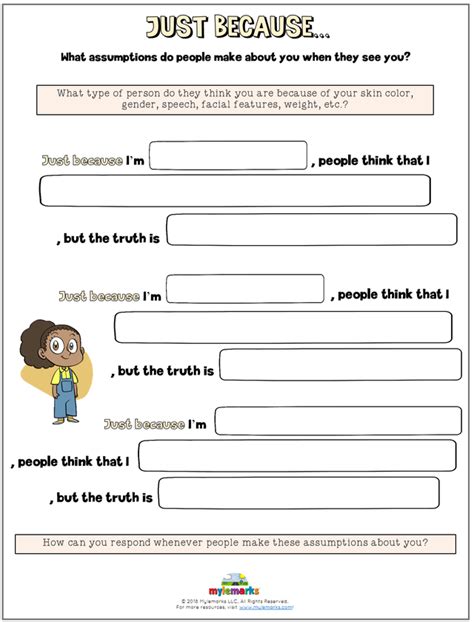 Diversity And Inclusion Worksheets For Kids And Teens