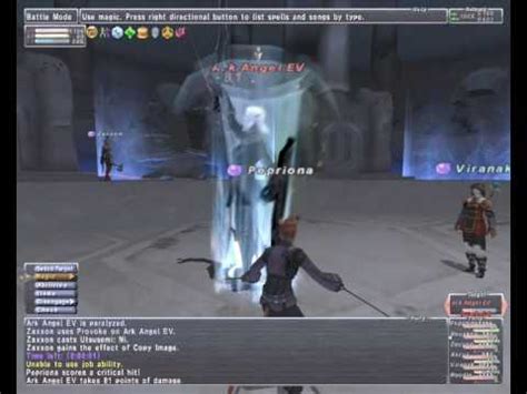 Final Fantasy XI Zilart Mission 14 Ark Angels Elvaan YouTube