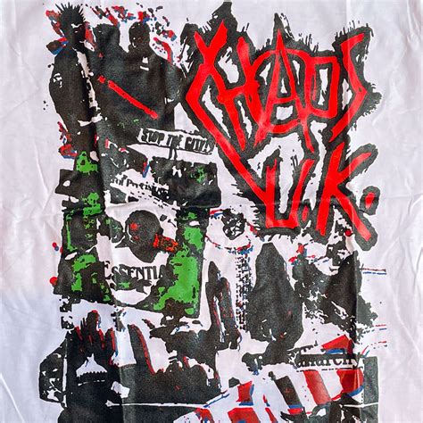 CHAOS UK Tシャツ SHORT SHARP SHOCK 45REVOLUTION