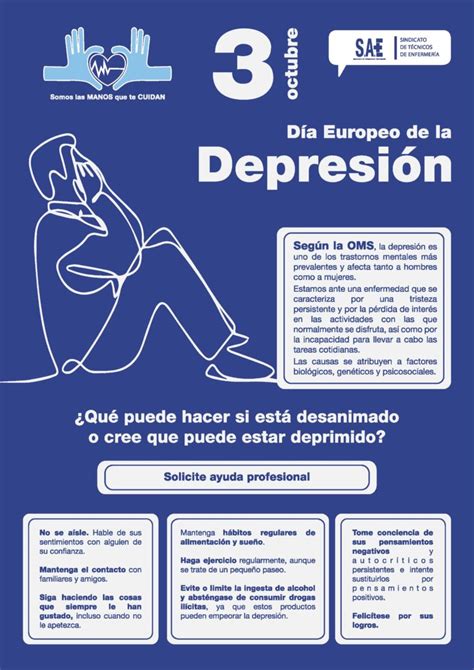 SAE DIFUNDE UN CARTEL INFORMATIVO SOBRE LOS S NTOMAS DE LA DEPRESI N