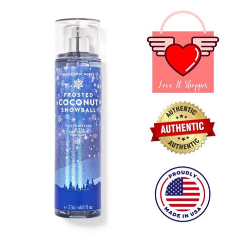 Bath And Body Works In Frosted Coconut Snowball Fine Fragrance Mist