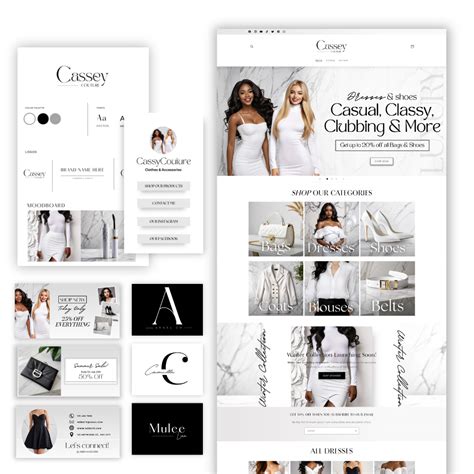 Shopify Website Template | CasseyCouture – BeverlyTemplates