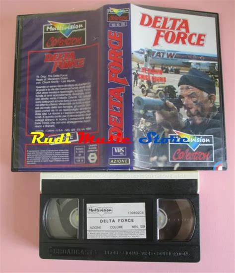 Film Vhs Delta Force Lee Marwin Chuck Norris Multivision F No