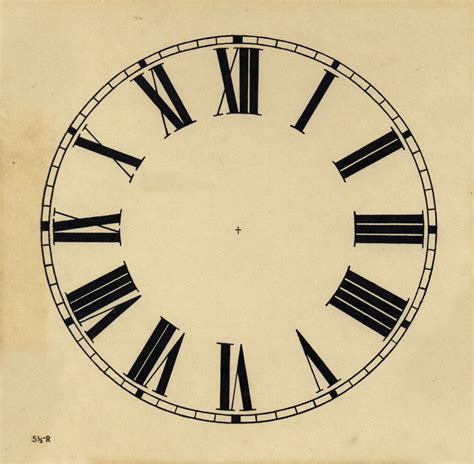 10 Amazing Vintage Clock Face Printable Repli Counts Template