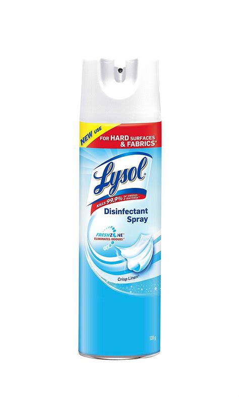 Lysol Disinfectant Spray and Odour Eliminator, Crisp Linen, 350 Grams in 2022 | Lysol ...