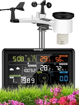 Sainlogic Professional WLAN Weather Station With Solar Powered Outdoor