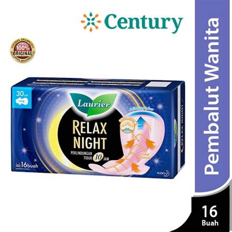 Jual Laurier Relax Night Pembalut Wanita Wing Cm S Shopee Indonesia