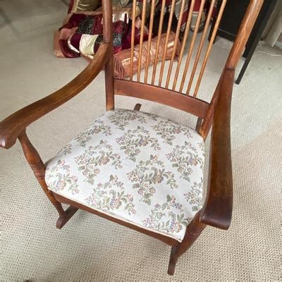 Vintage Refinished Rocking Chair Estatesales Org