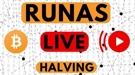 Runas En Bitcoin Live Halving Minteando Runas Youtube