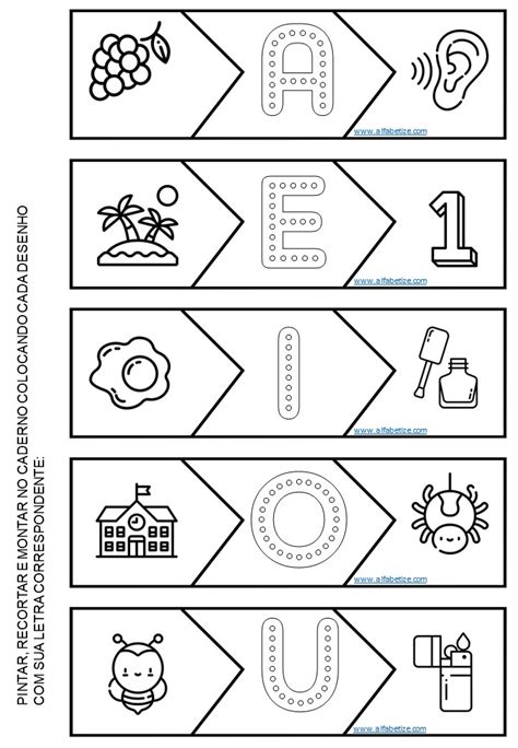 Ideias De Vogais Em Atividades Para Educa O Infantil