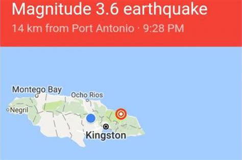 Minor 3.6 magnitude earthquake rattles Jamaica - Stabroek News