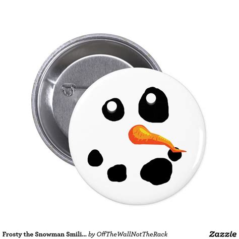 Frosty the Snowman Smiling Button | Zazzle | Frosty the snowmen, Frosty ...