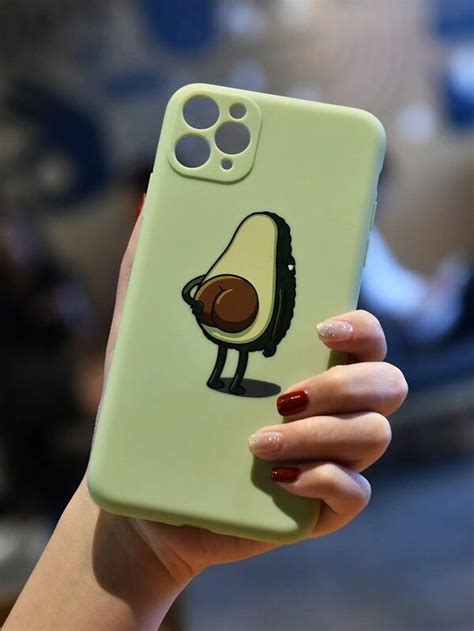 Cartoon Avocado Iphone Case Shein Eur Cool Iphone Cases Cute Phone