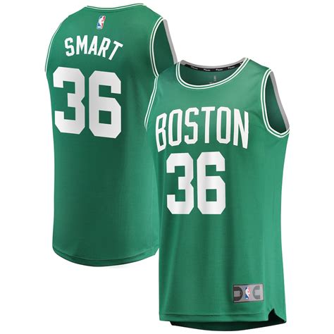 Youth Fanatics Branded Marcus Smart Green Boston Celtics Fast Break ...