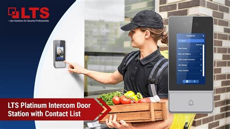 Lts Platinum Intercom Door Station With Contact List Youtube