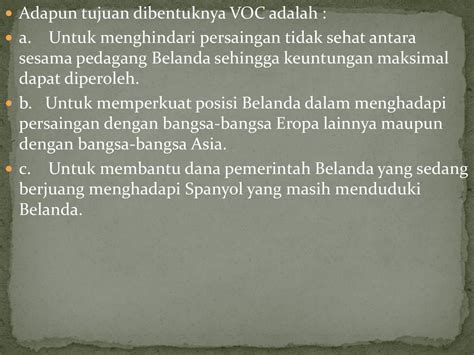 Tujuan Pembentukan Voc Giat Belajar