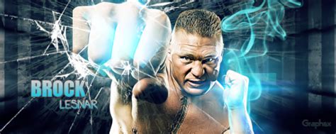 Brock Lesnar Banner By Quikigraph On Deviantart