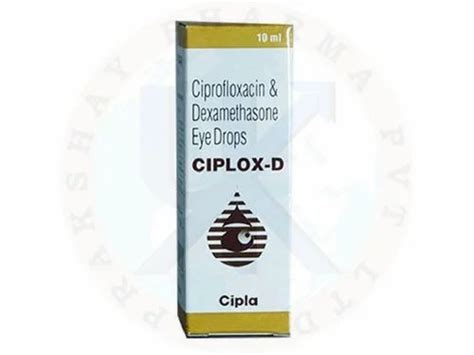 Ciplox D Ciprofloxacin And Dexamethasone Eye Drop At Rs Piece