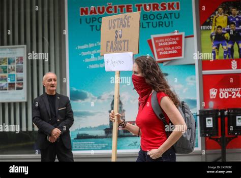 16 05 2020 Sarajevo Bosnia Y Herzegovina Varios Miles De Personas